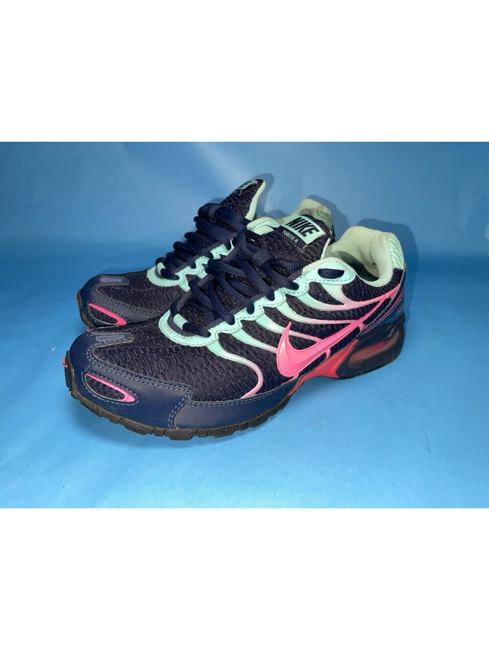 Nike Air Max Torch 4 Women’s Size 9.5 US Midnight Navy Pink Blast CN2160-400
